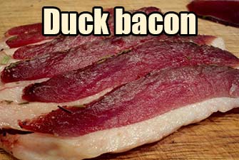 Duck Bacon Whole Foods and Nutrition