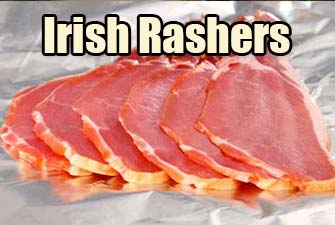 What are Irish Rashers?